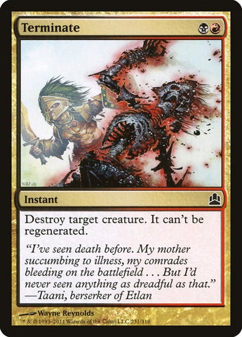 Image for Terminate (231) - Magic: The Gathering