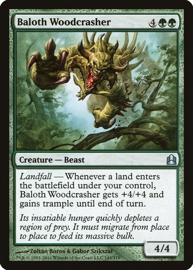 Image for Baloth Woodcrasher (143) [Commander]