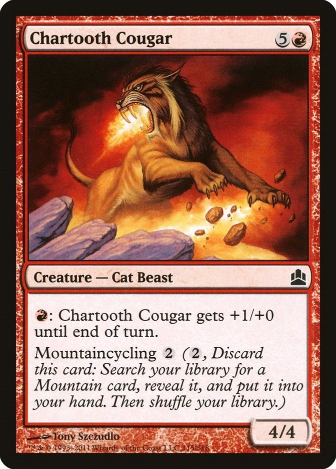 Image for Chartooth Cougar (115) [Commander]