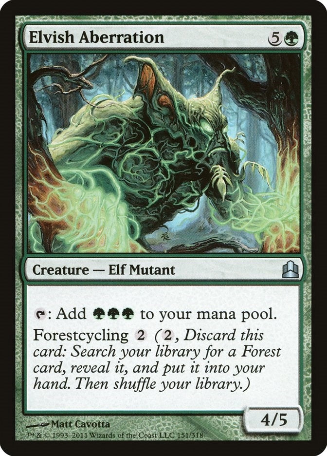 Image for Elvish Aberration (151) [Commander]