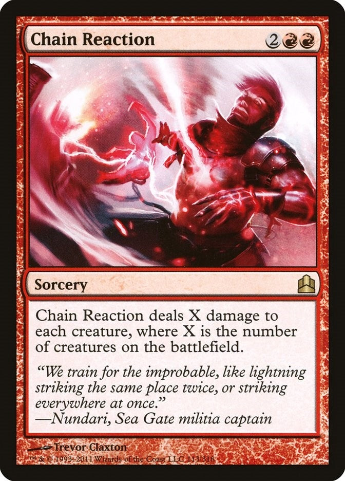 Image for Chain Reaction (113) [Commander]