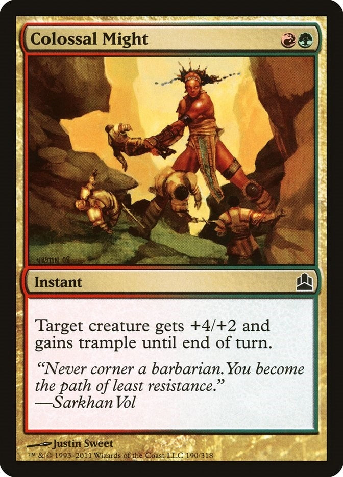 Image for Colossal Might (190) [Commander]