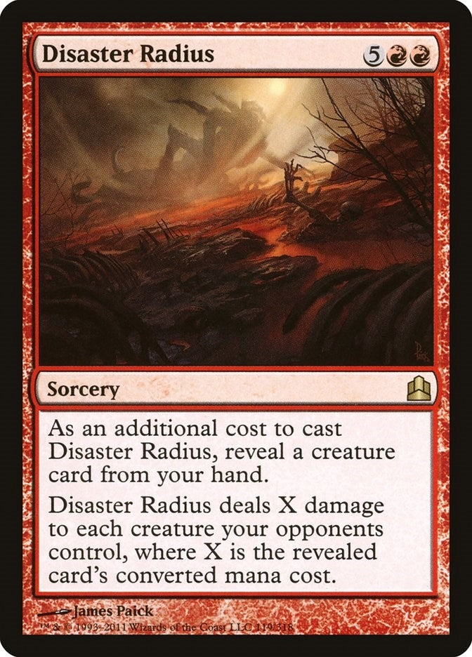 Image for Disaster Radius (119) [Commander]