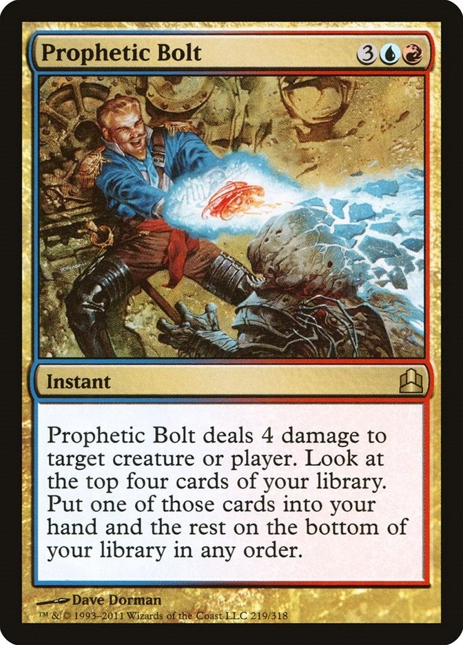 Image for Prophetic Bolt (219) - Magic: The Gathering