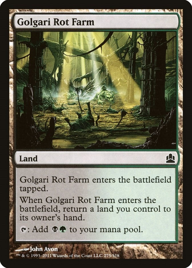 Image for Golgari Rot Farm (275) [Commander]