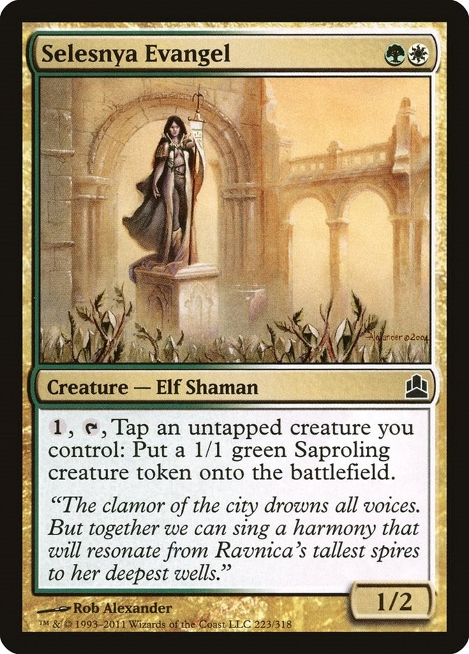 Image for Selesnya Evangel (223) [Commander]