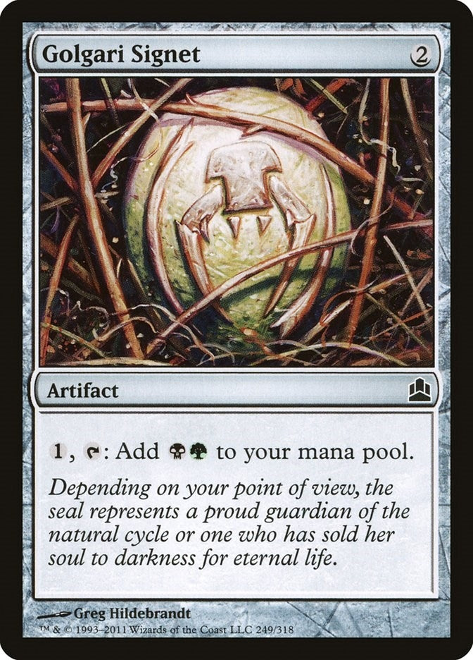 Image for Golgari Signet (249) [Commander]