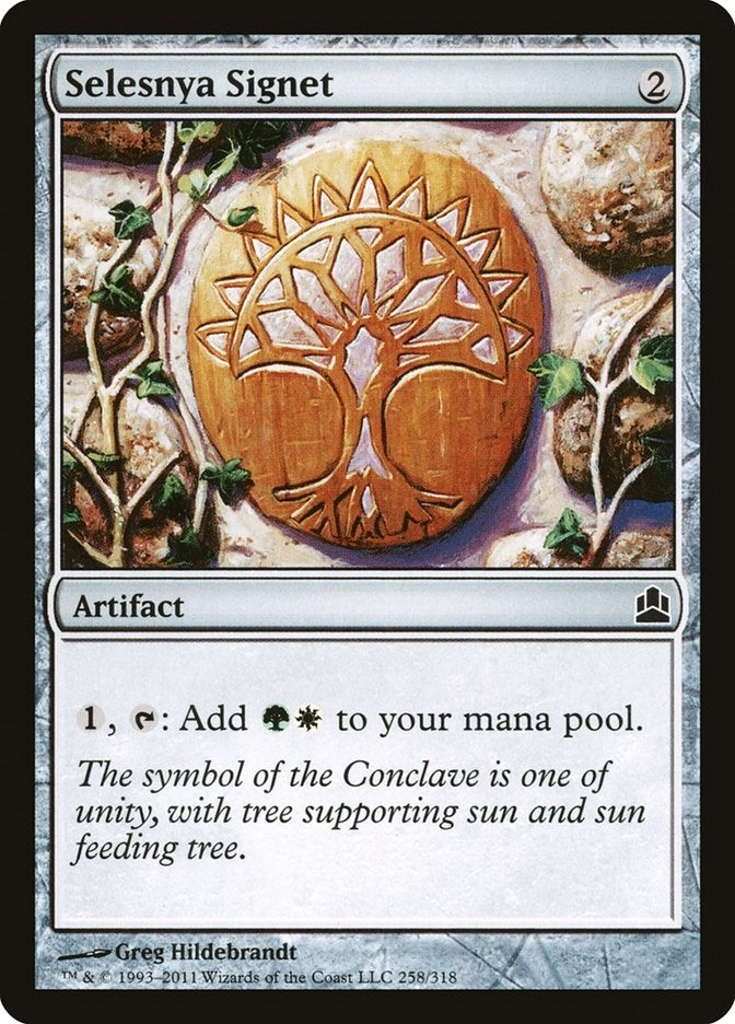 Image for Selesnya Signet (258) [Commander]