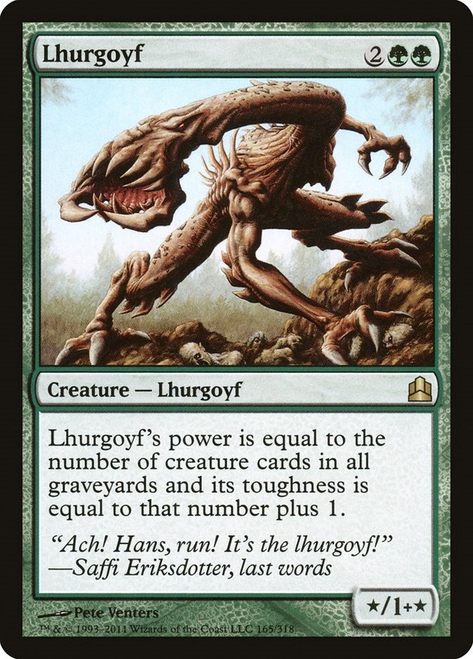 Image for Lhurgoyf (165) [Commander]