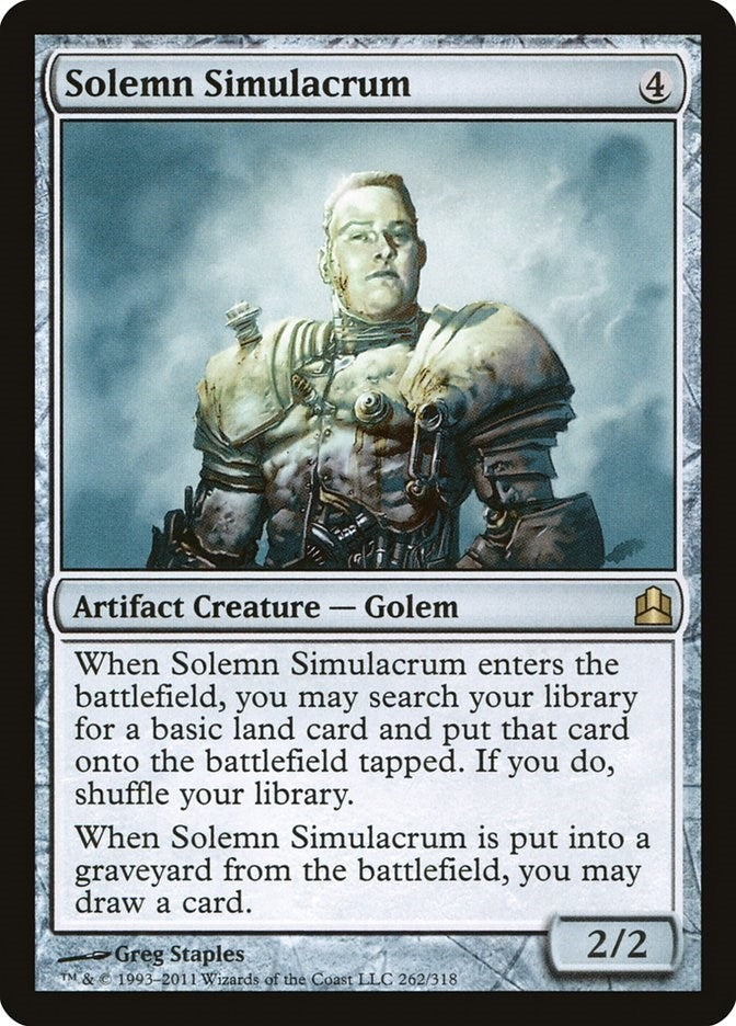 Image for Solemn Simulacrum (262) - Magic: The Gathering