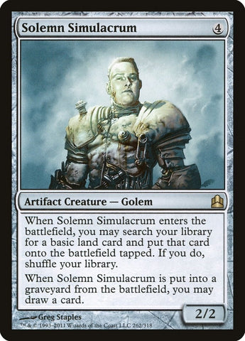 Image for Solemn Simulacrum (262) - Magic: The Gathering