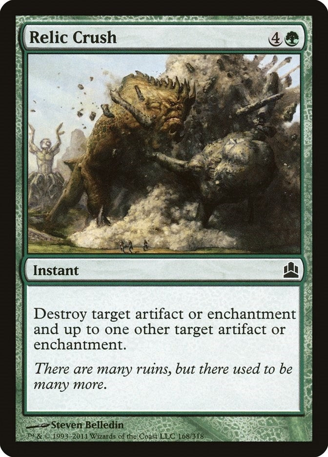 Image for Relic Crush (168) - Magic: The Gathering