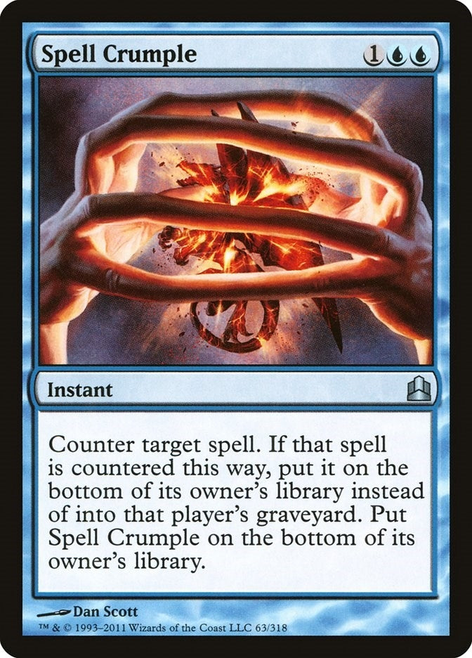 Image for Spell Crumple (63) - Magic: The Gathering