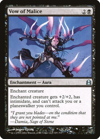 Image for Vow of Malice (107) - Magic: The Gathering
