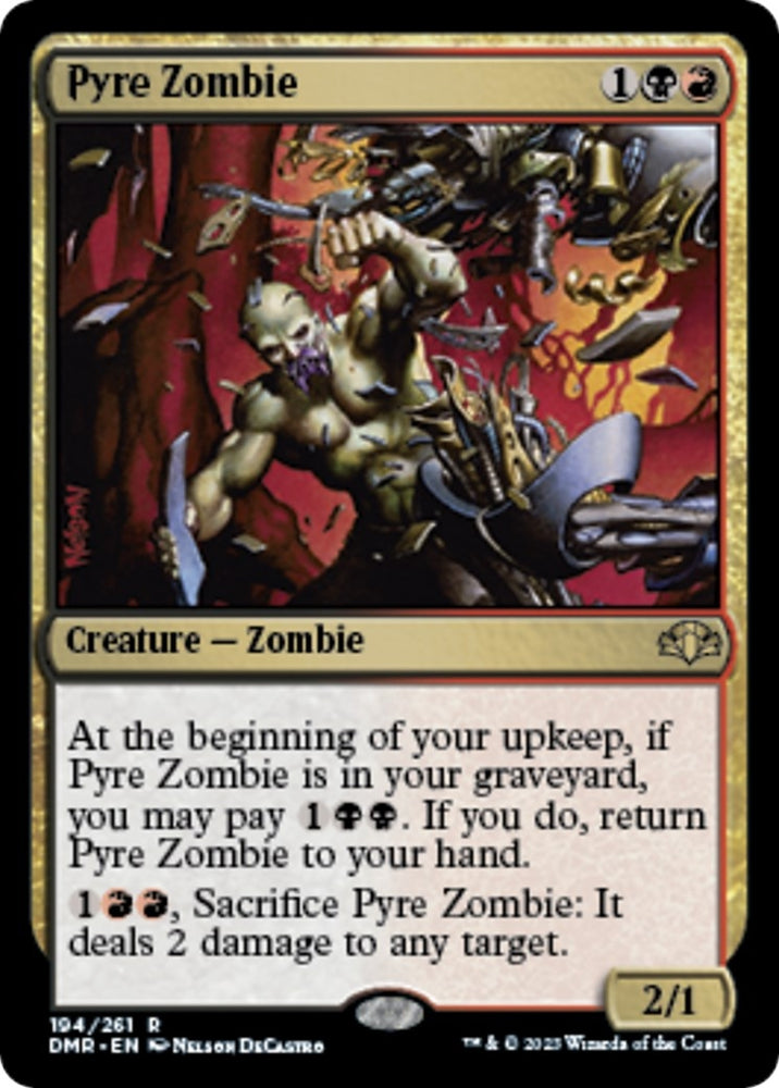 Image for Pyre Zombie (194) [Dominaria Remastered]