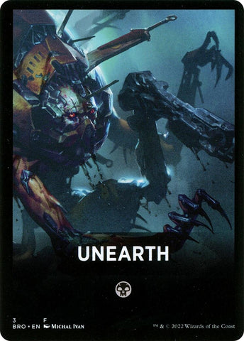 Image for Unearth Theme Card (3) - Magic: The Gathering