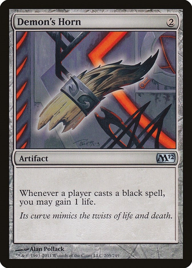 Image for Demon's Horn (205) [Magic 2012 (M12)]