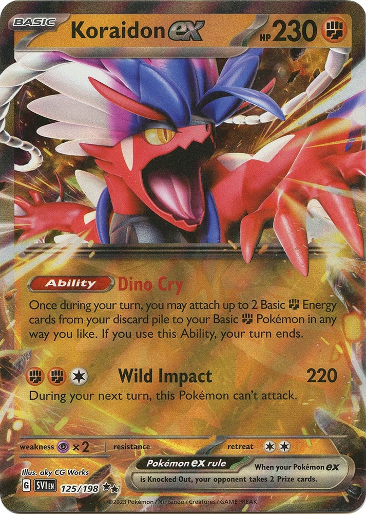 Image for Koraidon ex - 125/198 (125/198) (SV1)