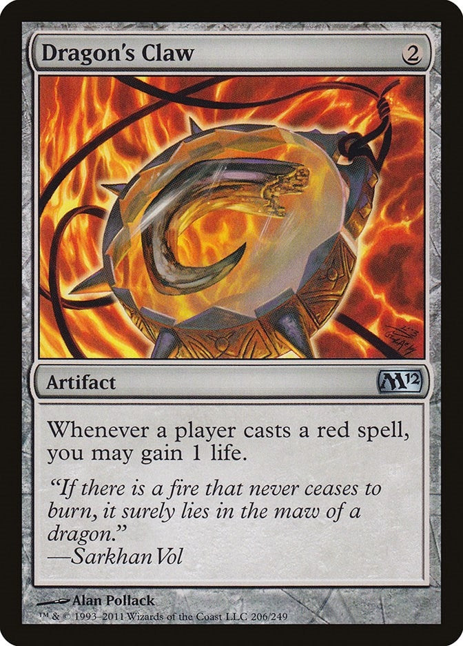 Image for Dragon's Claw (206) [Magic 2012 (M12)]