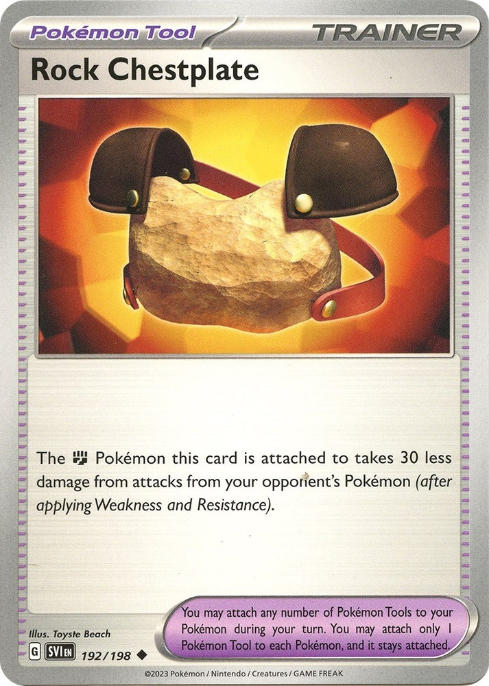 Image for Rock Chestplate (192/198) (SV1)