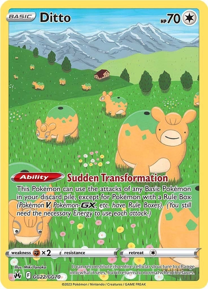 Image for Ditto (GG22/GG70) [Crown Zenith: Galarian Gallery]