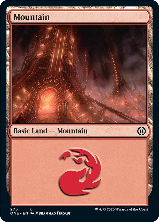 Image for Mountain (275) (275) [Phyrexia: All Will Be One]