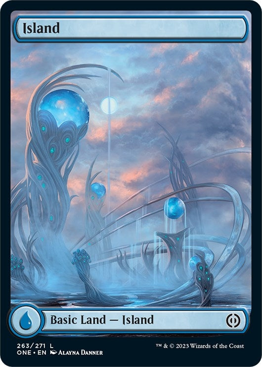 Image for Island (263) - Full Art (263) [Phyrexia: All Will Be One]