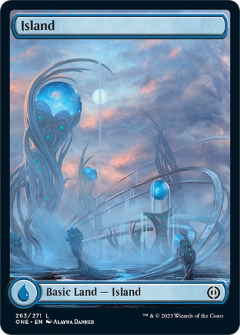 Image for Island (263) - Full Art (263) [Phyrexia: All Will Be One]