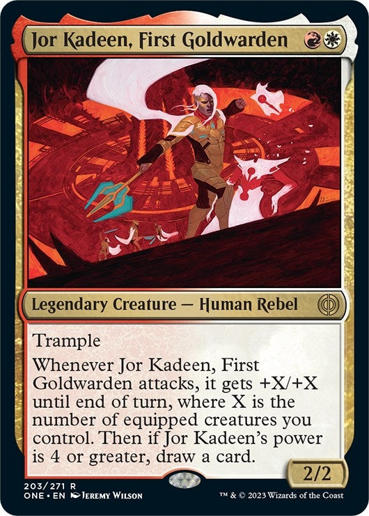 Image for Jor Kadeen, First Goldwarden (203) [Phyrexia: All Will Be One]