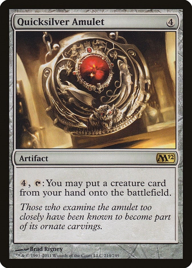 Image for Quicksilver Amulet (214) - Magic: The Gathering