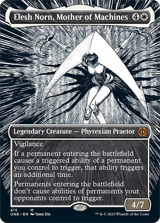 Image for Elesh Norn, Mother of Machines (Borderless) (415) [Phyrexia: All Will Be One]