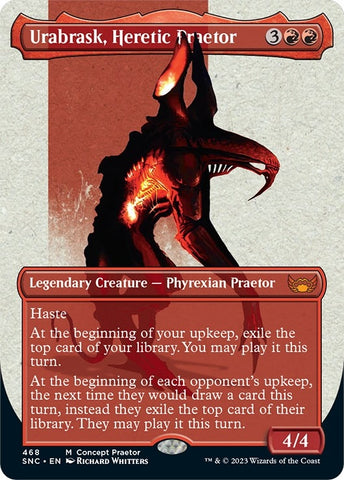 Image for Urabrask, Heretic Praetor (Concept Praetor) (468) [Phyrexia: All Will Be One]