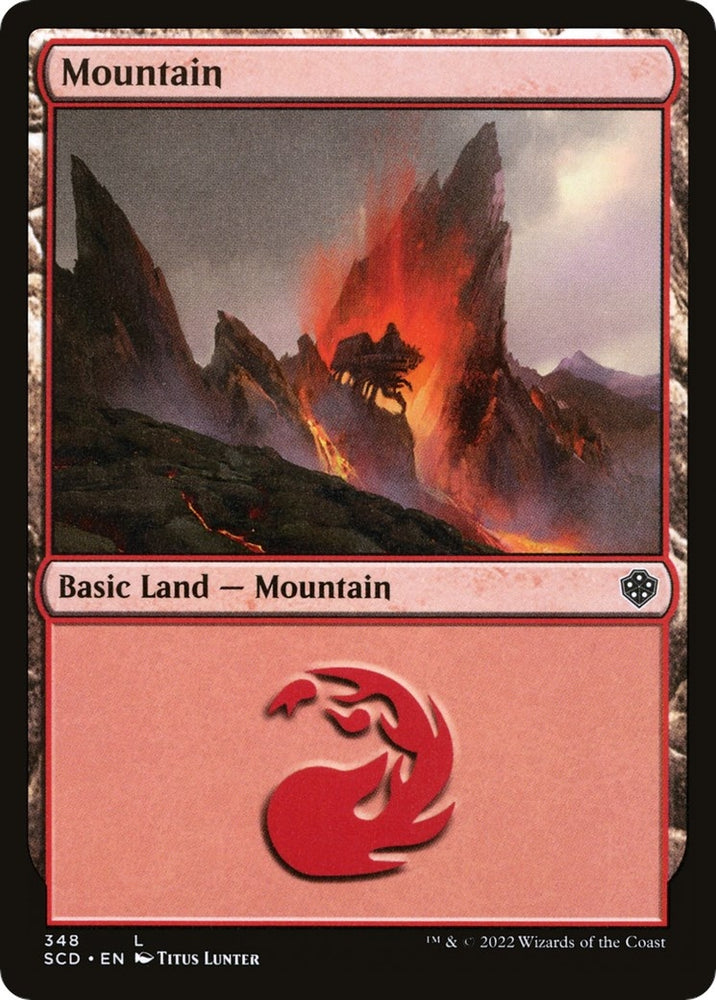 Image for Mountain (348) (348) [Starter Commander Decks]