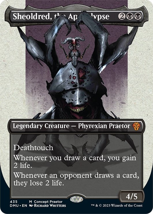 Image for Sheoldred, the Apocalypse (Concept Praetor) (435) [Phyrexia: All Will Be One]