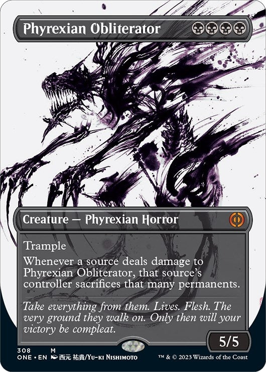 Image for Phyrexian Obliterator (Showcase) (308) [Phyrexia: All Will Be One]