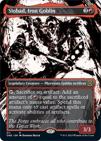 Image for Slobad, Iron Goblin (Showcase) (311) [Phyrexia: All Will Be One]