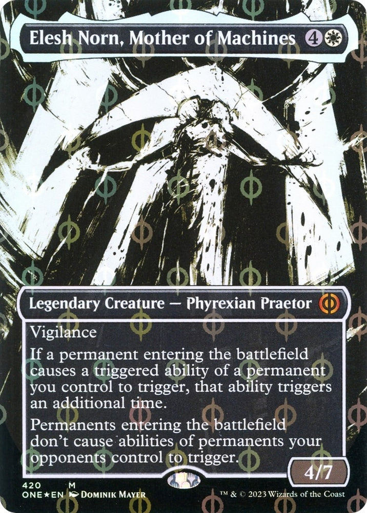 Image for Elesh Norn, Mother of Machines (Showcase) (Step-and-Compleat Foil) (420) [Phyrexia: All Will Be One]