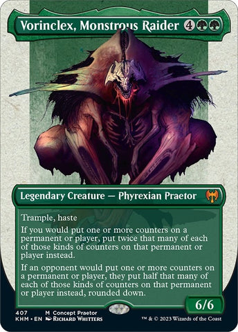 Image for Vorinclex, Monstrous Raider (Concept Praetor) (Step-and-Compleat Foil) (407) [Phyrexia: All Will Be One]