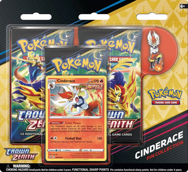 Image for Crown Zenith Pin Collection [Cinderace] [Crown Zenith]