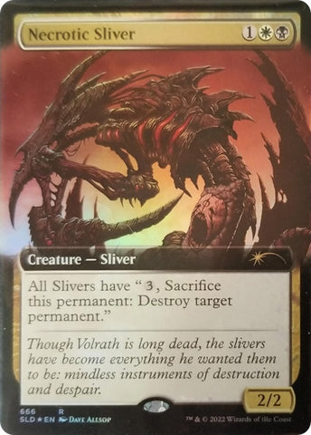 Image for Necrotic Sliver (Extended Art) (666) [Secret Lair Drop Series]