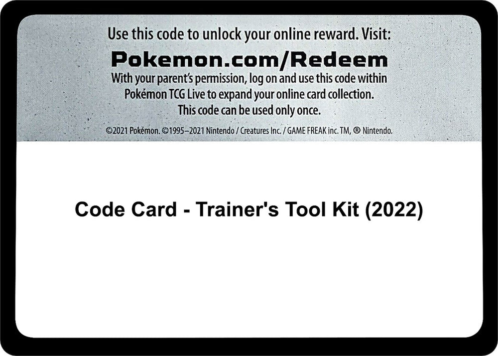 Image for Code Card - Trainer's Tool Kit (2022) - Pokemon