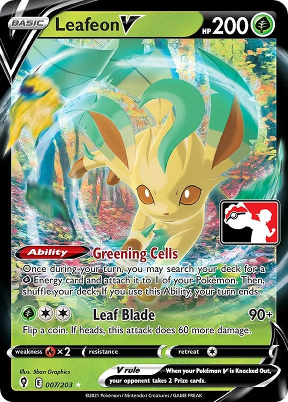 Image for Leafeon V (007/203) [Prize Pack Series Cards]
