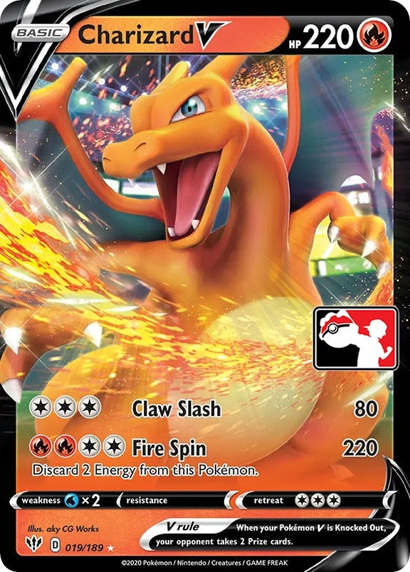 Image for Charizard V (Prize Pack Series 1) (019/189) [Prize Pack Series Cards]