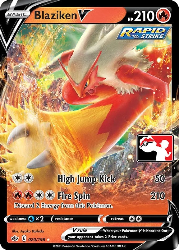 Image for Blaziken V (020/198) [Prize Pack Series Cards]