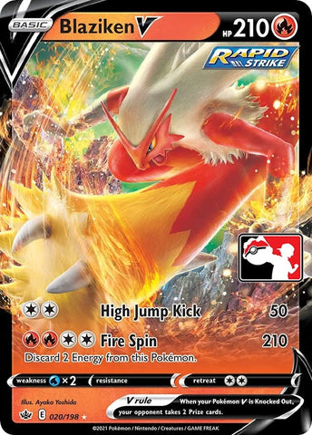 Image for Blaziken V (020/198) [Prize Pack Series Cards]