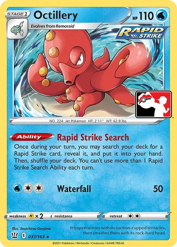 Image for Octillery (037/163) [Prize Pack Series Cards]
