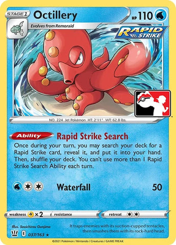 Image for Octillery (037/163) [Prize Pack Series Cards]