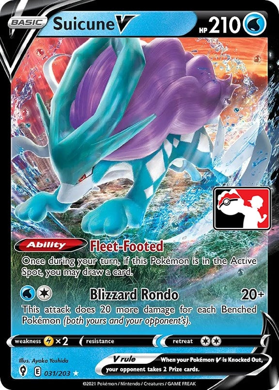 Image for Suicune V (031/203) [Prize Pack Series Cards]