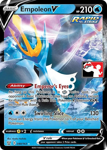 Image for Empoleon V (040/163) [Prize Pack Series Cards]