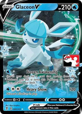 Image for Glaceon V (040/203) [Prize Pack Series Cards]